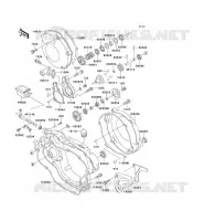 COUVERCLES MOTEUR pour Kawasaki KX125 1997