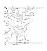 CULASSE/CYLINDRE pour Kawasaki KX125 1997