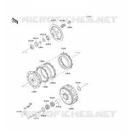EMBRAYAGE pour Kawasaki KX125 1997