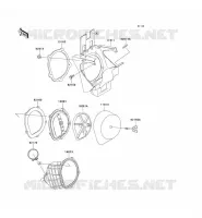 FILTRE A AIR pour Kawasaki KX125 1997