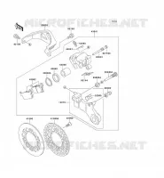 FREIN ARRIERE pour Kawasaki KX125 1997