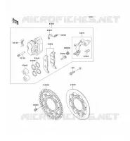 FREIN AVANT pour Kawasaki KX125 1997