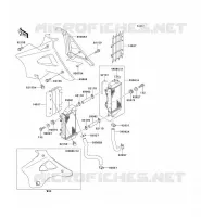 RADIATEUR pour Kawasaki KX125 1997