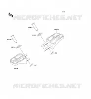 REPOSE PIED pour Kawasaki KX125 1997
