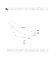 SELLE pour Kawasaki KX125 1997