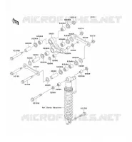 SUSPENSION ARRI&Egrave;RE pour Kawasaki KX125 1997