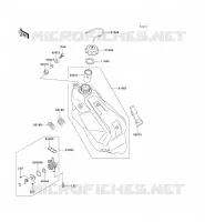 RESERVOIR CARBURANT pour Kawasaki KX125 1999