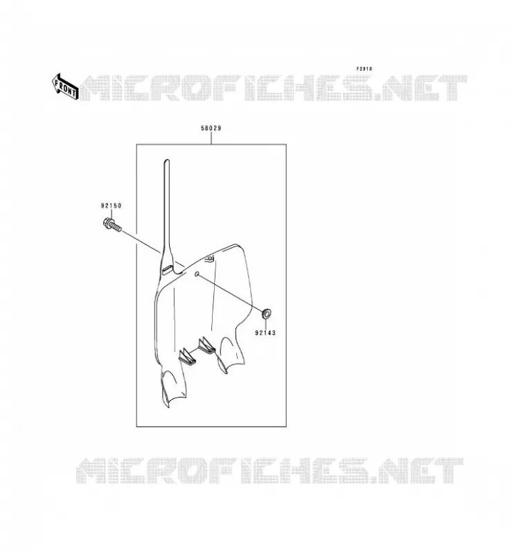 ACCESSOIRE Kawasaki TOUT-TERRAIN 250 2000 KX250  KX250-L2