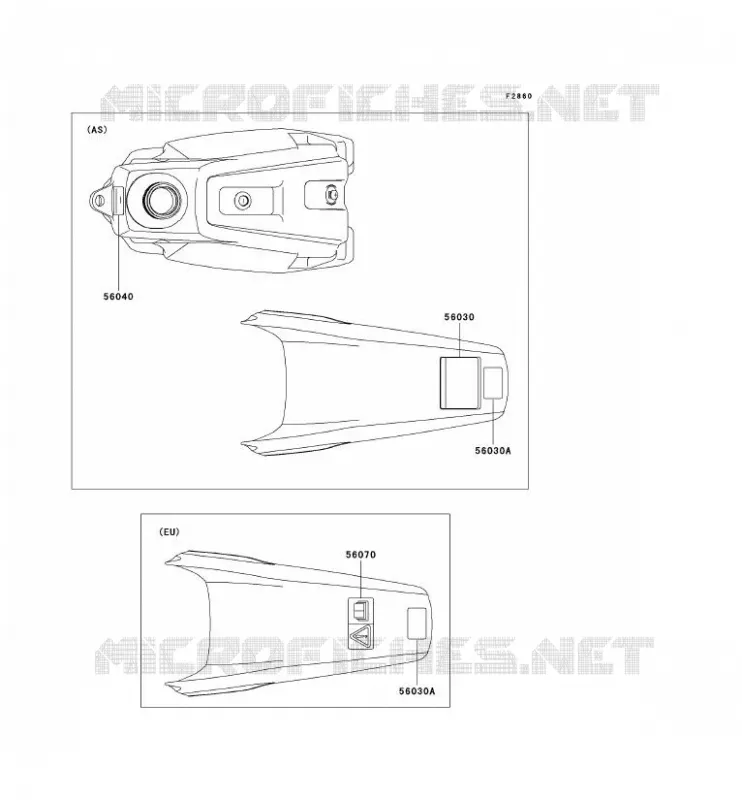 LABEL Kawasaki TOUT-TERRAIN 250 2003 KX250  KX250-M1