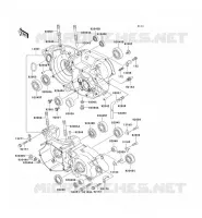 CARTER MOTEUR(S) pour Kawasaki KX250 2005
