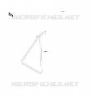 BEQUILLES pour Kawasaki KX250F 2009