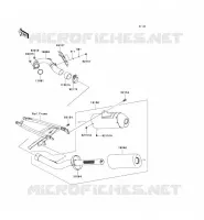 &Eacute;CHAPPEMENT pour Kawasaki KX250F 2009