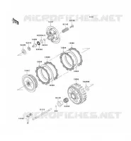 EMBRAYAGE pour Kawasaki KX250F 2009