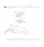 LABEL pour Kawasaki KX250F 2009