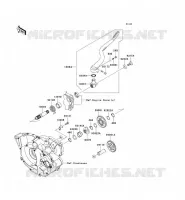 MECANISME DE KICK pour Kawasaki KX250F 2009