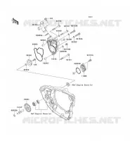 POMPE &Agrave; EAU pour Kawasaki KX250F 2009
