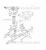 SUSPENSION ARRI&Egrave;RE pour Kawasaki KX250F 2009