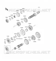 TRANSMISSION pour Kawasaki KX250F 2009
