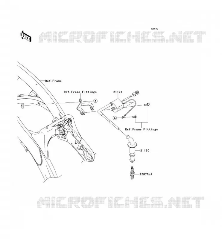 SYSTEME D&acute;ALLUMAGE Kawasaki TOUT-TERRAIN 250 2013 KX250F  KX250ZDF
