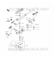 GUIDON pour Kawasaki KX250F 2015
