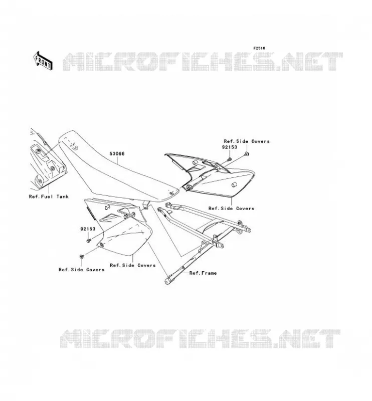 SELLE Kawasaki TOUT-TERRAIN 450 2006 KX450F  KX450D6F