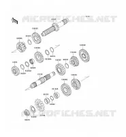 TRANSMISSION pour Kawasaki KX450F 2008
