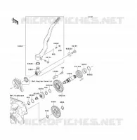 MECANISME DE KICK pour Kawasaki KX450F 2012