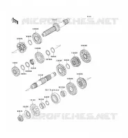 TRANSMISSION pour Kawasaki KX450F 2013