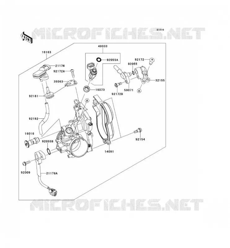 CARBU Kawasaki TOUT-TERRAIN 450 2014 KX450F  KX450FEF