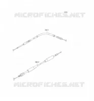 CABLES pour Kawasaki KX500 1999