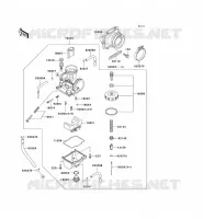CARBURATEUR pour Kawasaki KX500 1999