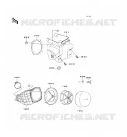 FILTRE A AIR pour Kawasaki KX500 1999