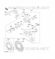 FREIN ARRIERE pour Kawasaki KX500 1999