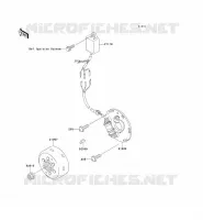 G&Eacute;N&Eacute;RATEUR pour Kawasaki KX500 1999