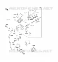 MAITRE CYLINDRE AV pour Kawasaki KX500 1999