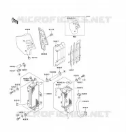 RADIATEUR pour Kawasaki KX500 1999
