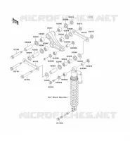 SUSPENSION pour Kawasaki KX500 1999