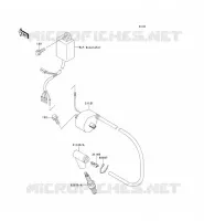 BOBINE D'ALLUMAGE pour Kawasaki KX500 1991