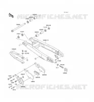 BRAS OSCILLANT pour Kawasaki KX500 1991