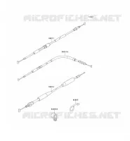 CABLE pour Kawasaki KX500 1991