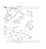 &Eacute;CHAPPEMENT pour Kawasaki KX500 1991