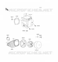 FILTRE &Agrave; AIR pour Kawasaki KX500 1991
