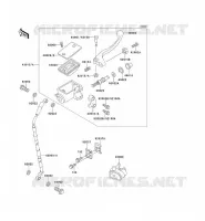 MAITRE CYLINDRE AV pour Kawasaki KX500 1991