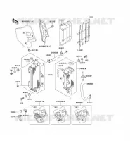 RADIATEUR pour Kawasaki KX500 1991