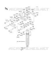 SUSPENSION pour Kawasaki KX500 1991