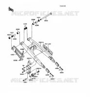 BRAS OSCILLANT pour Kawasaki KX60 1985