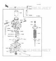 CARBURATEUR pour Kawasaki KX60 1985