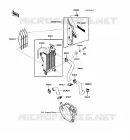 RADIATEUR pour Kawasaki KX60 1985