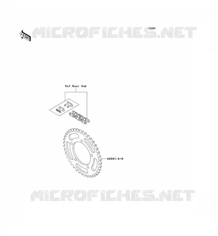 PIECE EN OPTION Kawasaki TOUT-TERRAIN 60 1997 KX60  KX60-B13