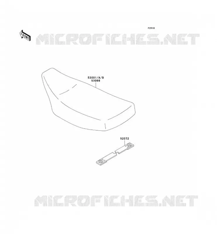 SELLE Kawasaki TOUT-TERRAIN 60 2000 KX60  KX60-B16